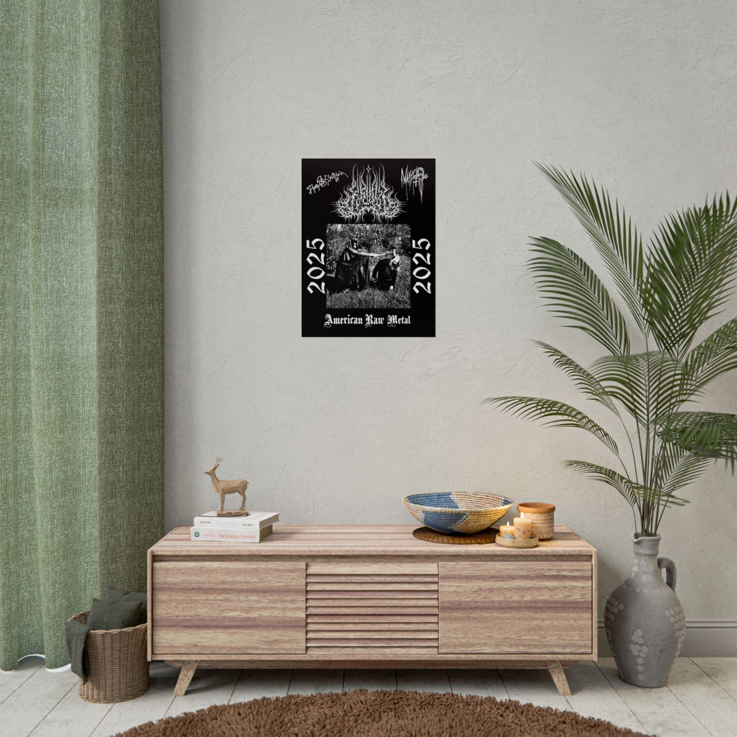 Limited Edition American Raw Metal Poster Signed