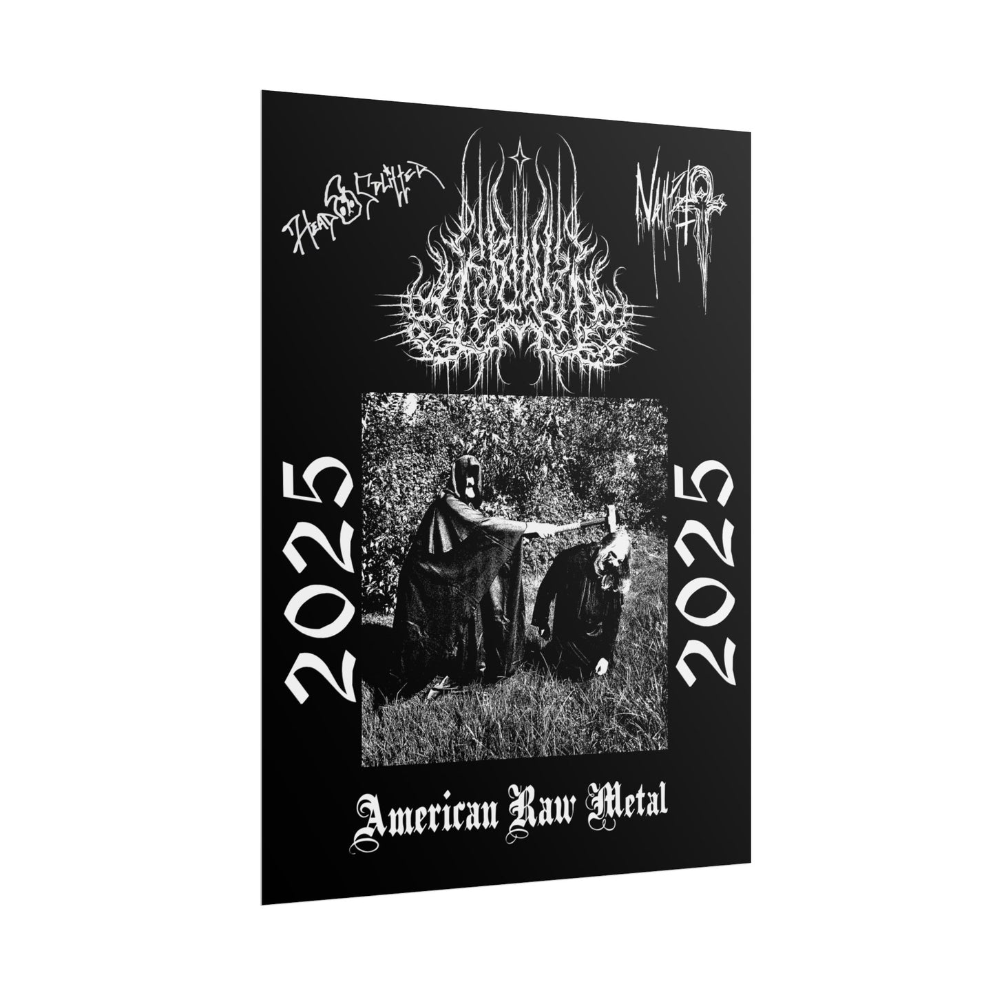 Limited Edition American Raw Metal Poster Signed