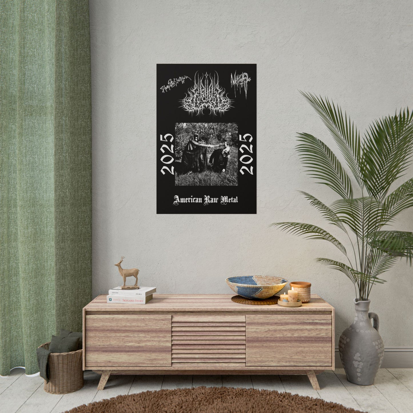 Limited Edition American Raw Metal Poster Signed