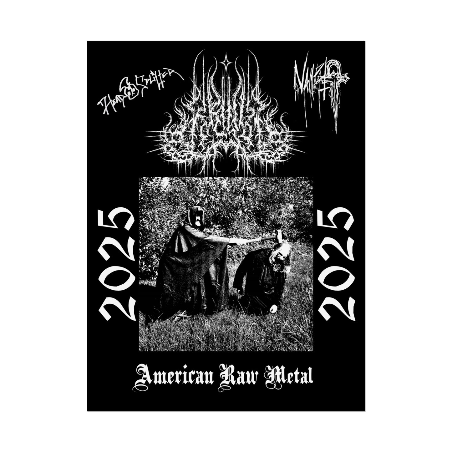 Limited Edition American Raw Metal Poster Signed