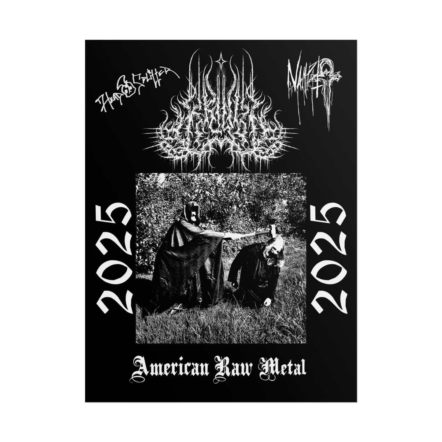 Limited Edition American Raw Metal Poster Signed